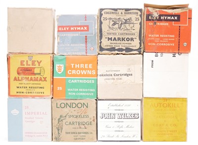 Lot 516 - Vintage 12 bore shotgun ammunition, to include...