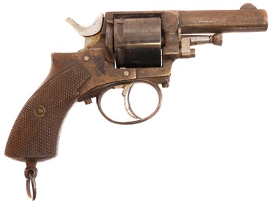 Lot 288 - Belgian 7.5mm revolver, no serial number, 2.5...