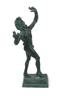 Lot 101 - Small Grand Tour-Type Patinated Bronze Figure