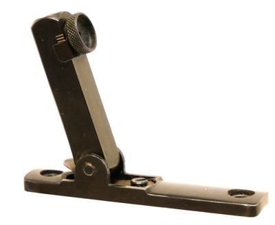 Lot 485 - King Patent tang rear sight, with postive...