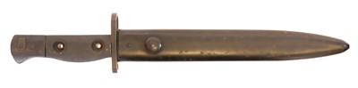Lot 230 - British L1A4 knife bayonet and scabbard for...