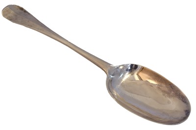 Lot 128 - A George I silver table spoon
