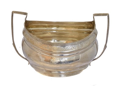 Lot 143 - A George III silver sugar bowl