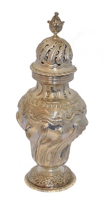 Lot 142 - A Victorian silver caster