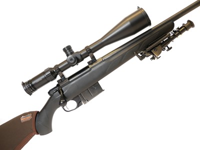 Lot 341 - Tikka T3 .308 bolt action rifle with moderator,...