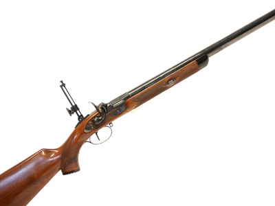 Lot 304 - .45 calibre percussion rifle, 35inch Pedersoli...