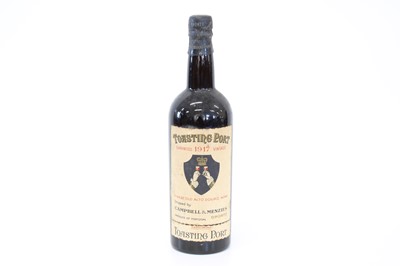 Lot 48 - “Toasting Port” ‘Guaranteed 1917 Vintage’