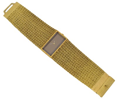 Lot 206 - A 1970s 18ct gold Omega De Ville manual wind wristwatch, ref. 97320/8270.