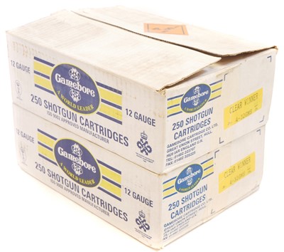 Lot 501 - 475 rounds of Gamebore Clear Winner 12 bore...