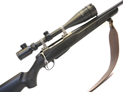 Lot 320 - Tikka T3 .223 bolt action rifle with moderator,...