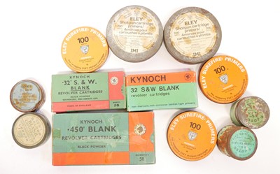 Lot 499 - Collection of 32 S&W and .450 Kynock blanks,...