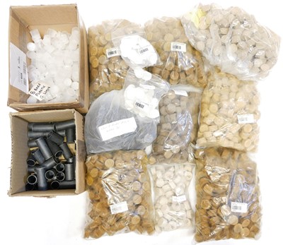 Lot 550 - Collection of 8 bore wads, both felt and...