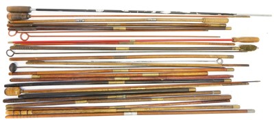 Lot 458 - Twenty seven various cleaning rods.