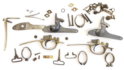 Lot 475 - Collection of Enfield percussion rifle parts,...