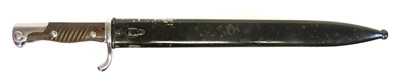 Lot 212 - German WWI S.98/05 sawback butchers bayonet...