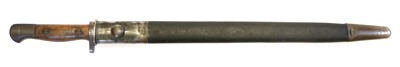 Lot 224 - WWI Australian Lithgow 1910 SMLE bayonet and...