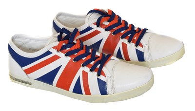 Lot 21 - A pair of Dolce & Gabbana 'Piomutto St. Bandiera' trainers