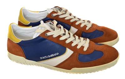 Lot 20 - A pair of Dolce & Gabbana 'Bluette' trainers
