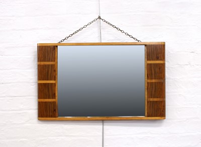 Lot 38 - Art Deco Walnut Wall Mirror