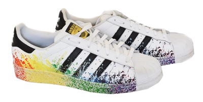 Lot 2 - A pair of Adidas Superstar Originals trainers