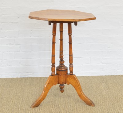 Lot 354 - A Victorian Walnut Octagonal Occasional Table