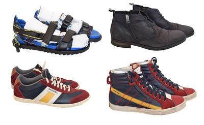 Lot 19 - Four pairs of Diesel shoes