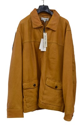 Lot 4 - An Alex Mill mustard leather jacket