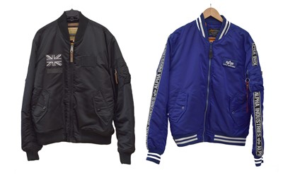 Lot 5 - Two Alpha Industries bomber jackets