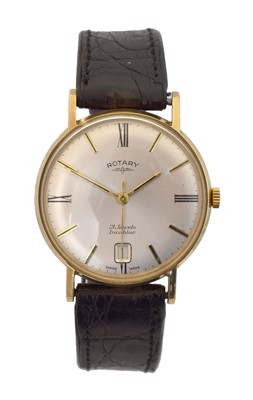 Lot 229 - A 1960s 9ct gold Rotary manual wind wristwatch
