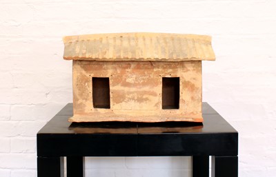 Lot 24 - A Very Large Chinese Han Dynasty Earthenware Model Farmhouse or Store