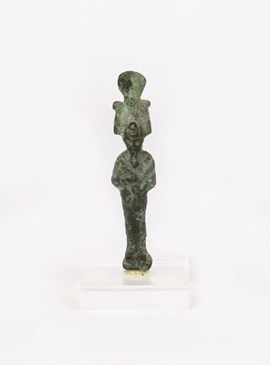 Lot 47 - An Ancient Egyptian Bronze Osiris Amulet Figure