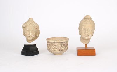 Lot 49 - A Collection of Ancient Earthenware Figures and Busts