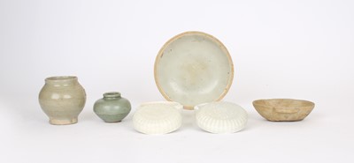 Lot 32 - A Collection of Chinese Celadon Pottery