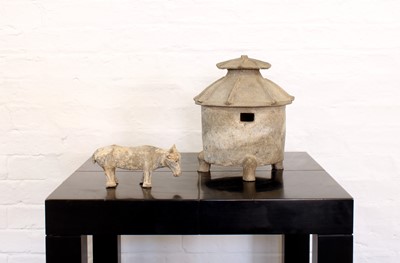 Lot 23 - A Chinese Han Dynasty Pottery Model Grain Store