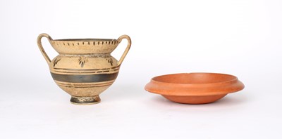 Lot 99 - An Ancient Greek Messapian Pottery Kantharos Vessel