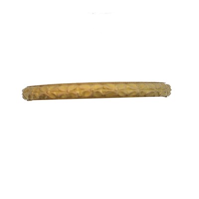 Lot 50 - A 22ct gold band ring.
