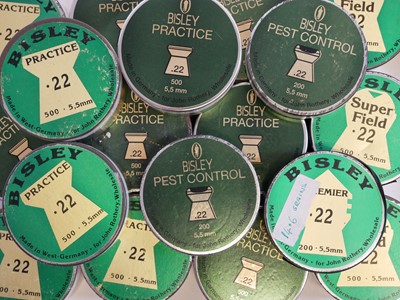 Lot 622 - Bisley .22 (5.5) pellets, to include 2 x tins...