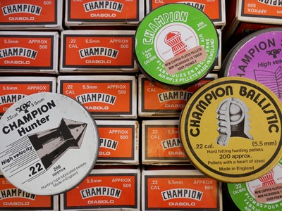 Lot 623 - Champion Diablo a.22 (5.5) airgun pellets, to...