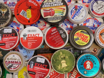 Lot 631 - Large collection of .177 air gun pellets, to...