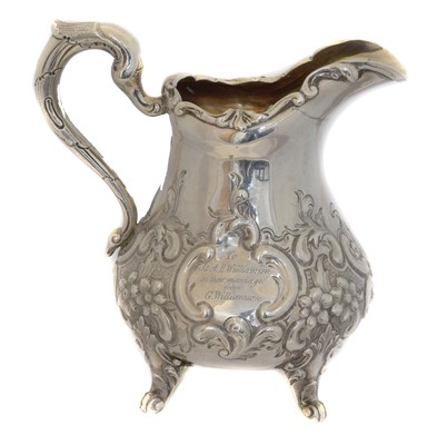 Lot 159 - A Victorian silver jug