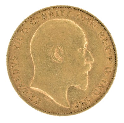 Lot 60 - King Edward VII, Half-Sovereign, 1904.