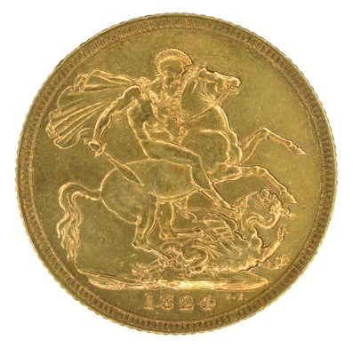 Lot 27 - King George IV, Sovereign, 1824.