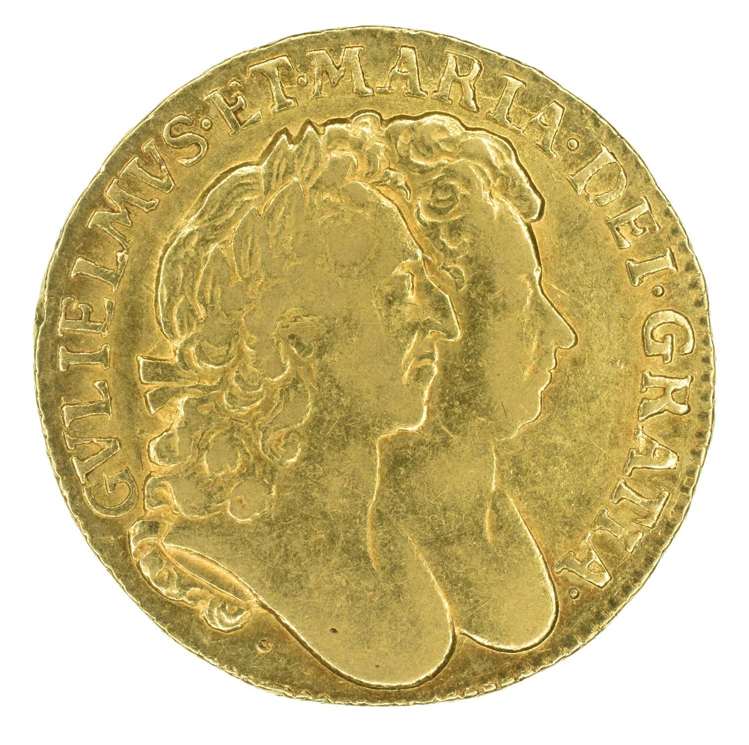 Lot 22 - William and Mary, Guinea, 1694.