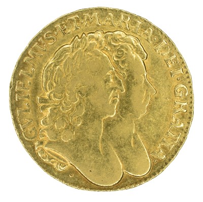 Lot 22 - William and Mary, Guinea, 1694.