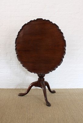 Lot 345 - A George III Mahogany Tripod Occasional Table