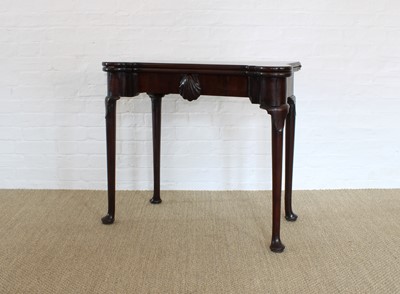 Lot 350 - A Good Irish Georgian Mahogany Card Table
