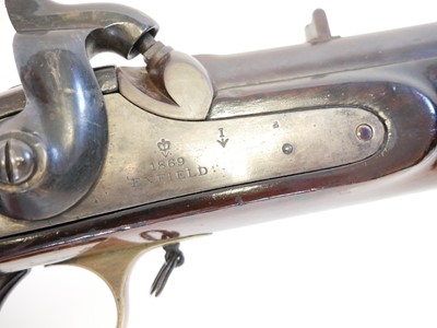 Lot 33 - Enfield Percussion cavalry carbine, 21 inch...