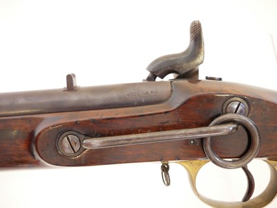 Lot 33 - Enfield Percussion cavalry carbine, 21 inch...