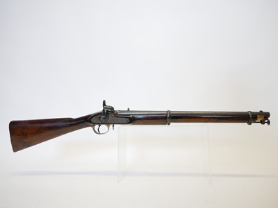 Lot 33 - Enfield Percussion cavalry carbine, 21 inch...