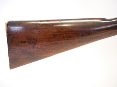 Lot 33 - Enfield Percussion cavalry carbine, 21 inch...